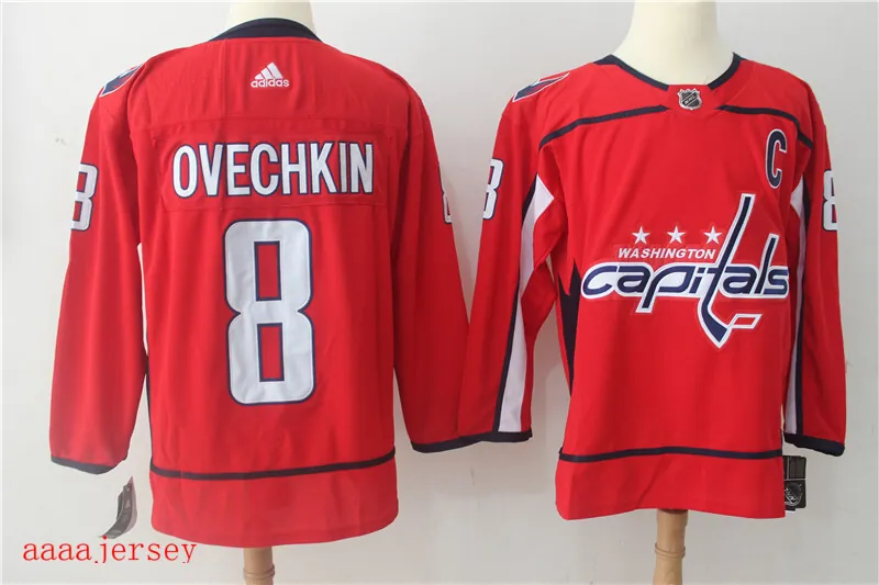 Washington Capitals ice hockey jersey M-3XL 华盛顿首都队冰球服 6