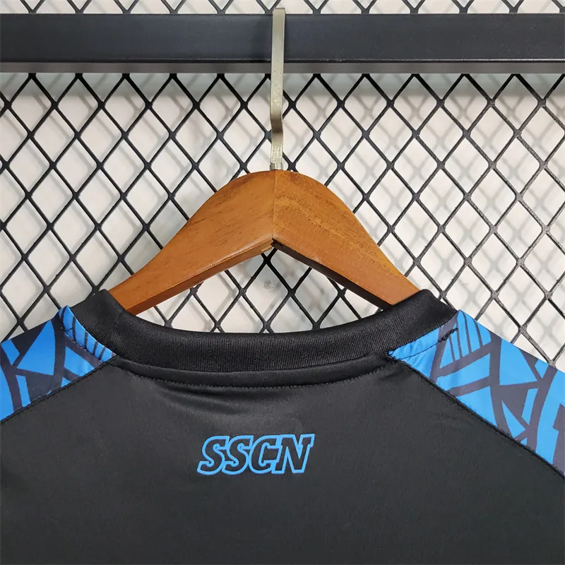 23-24 Napoli Black Training Suit Size S-4XL Soccer Jersey 6