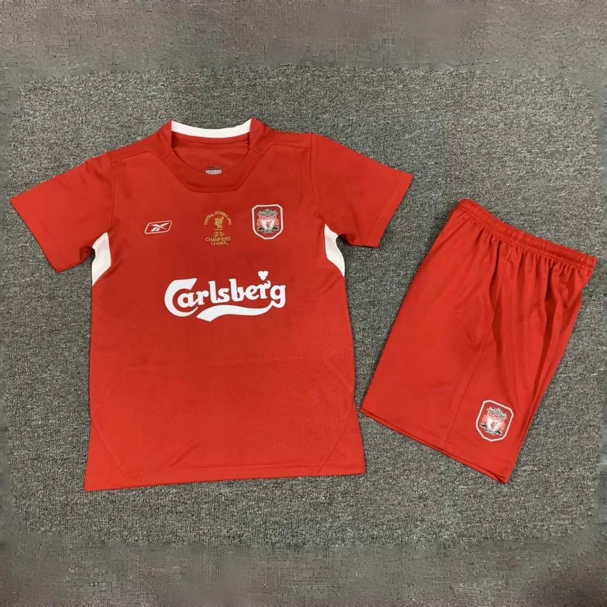 04-05 Liverpool Home Retro Kid Kits Youth Apparels Football AAAAJersey 16-28 1