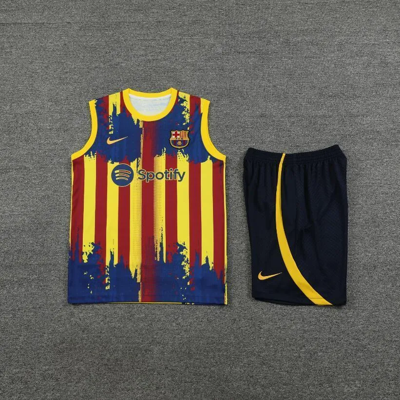 23-24 Barcelona Training Vest Kit S-XXL Soccer Jerseys 2
