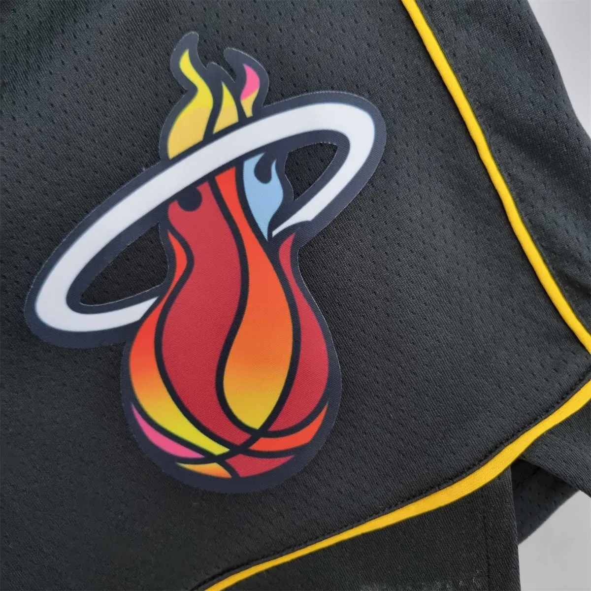 2022 Miami Heat Urban Edition Shorts Black NBA Jersey 2