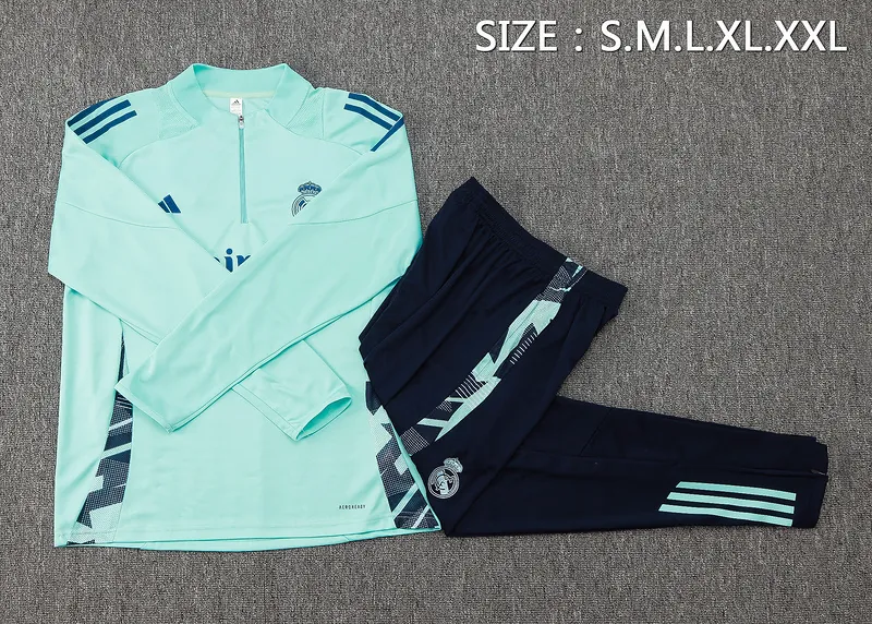24-25 Real Madrid Long Sleeve Training Suit Football Shirts 2