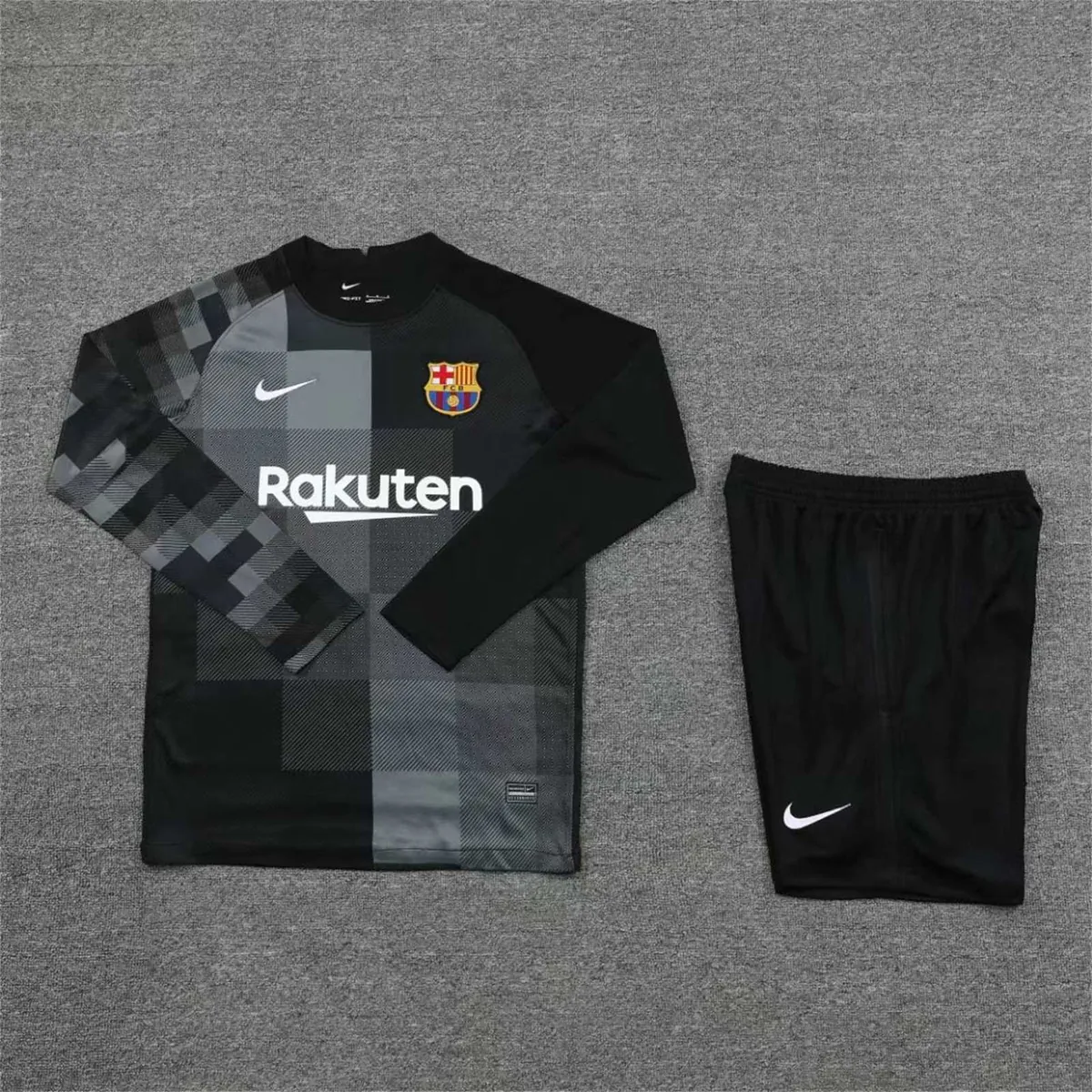 21-22 Barcelona black goalkeeper long sleeve 18