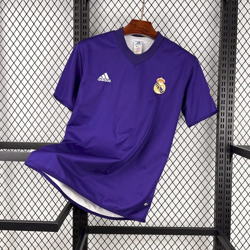 02-03 Real Madrid 100th Anniversary Double Sides Retro Kit Vintage T-Shirt Soccer AAAAJersey Yu 10