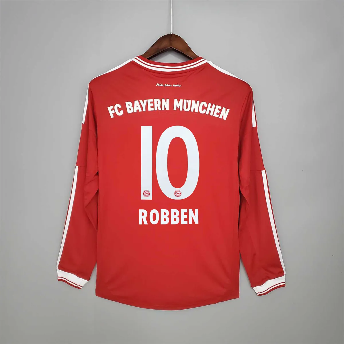 13-14 Bayern Munich Champions League home long sleeve 2