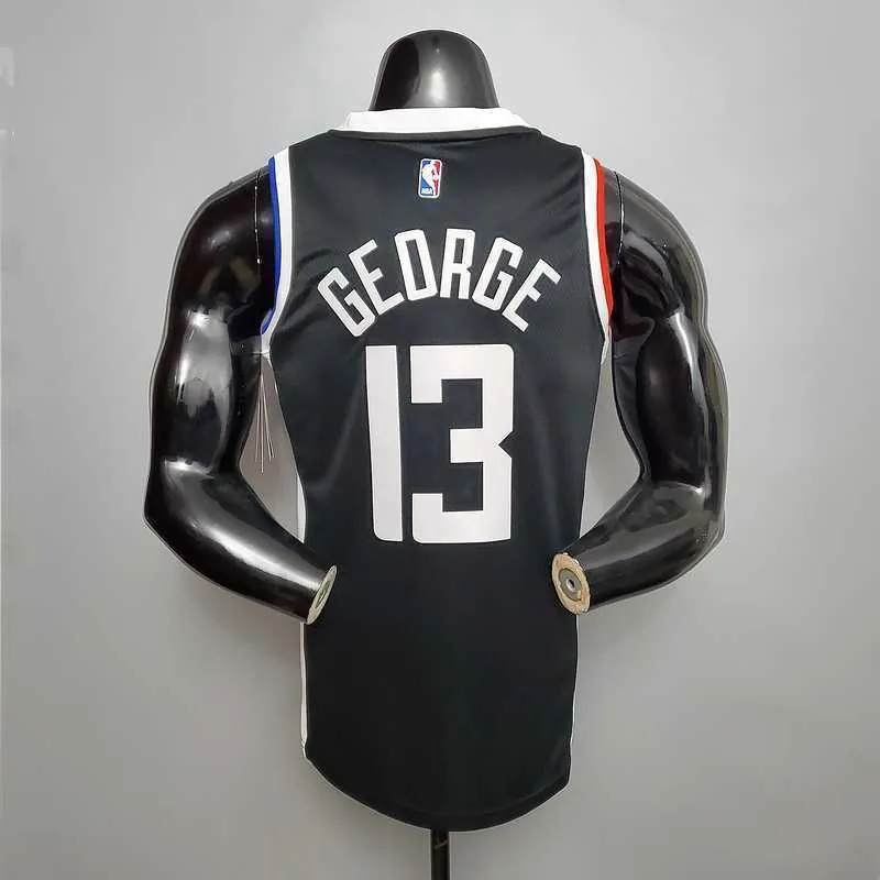 New George #13 Los Angeles Clippers Black 6