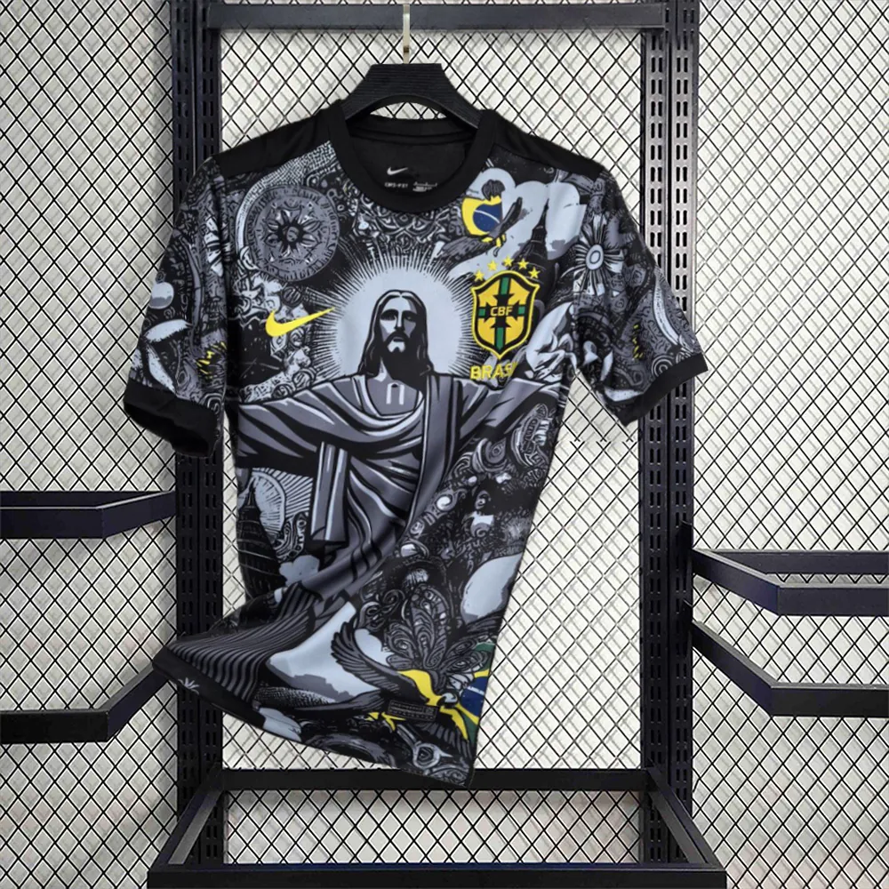 2024 Brazil Christ the Redeemer Kit Special Edition Soccer Uniform AAAAJersey Wholesale Yupoo 6