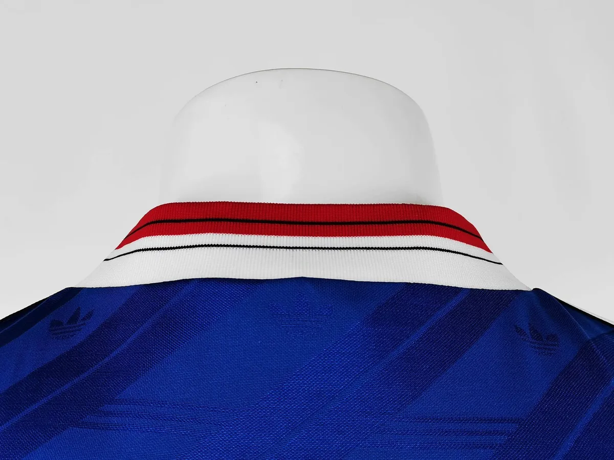 86-88 Manchester United away blue long sleeve 8