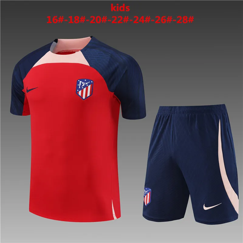 23-24 Atletico Madrid Kids Training Soccer Jerseys Yupoo 1