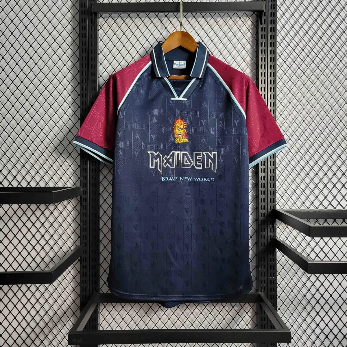99-00 West Ham Iron Maiden Home Retro Kit Vintage Shirt Sport AAAAJersey Yupoo 4