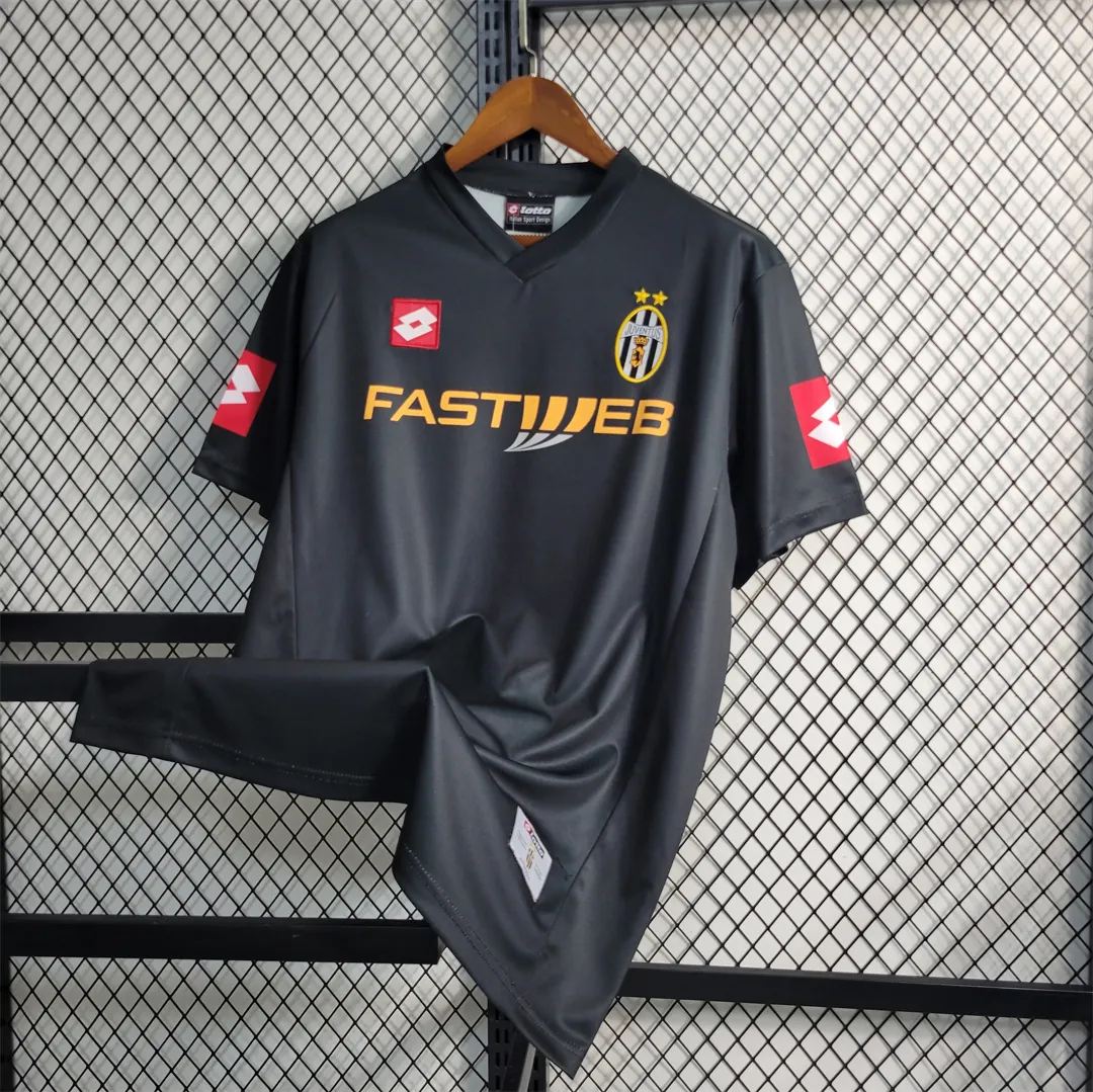 01-02 Juventus away retro jersey soccer supplier S-2XL 9
