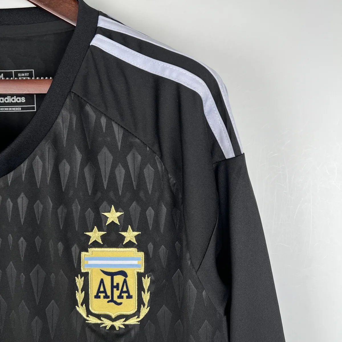 2023 Long Sleeve Goalkeeper Argentina Black S-XXL 4