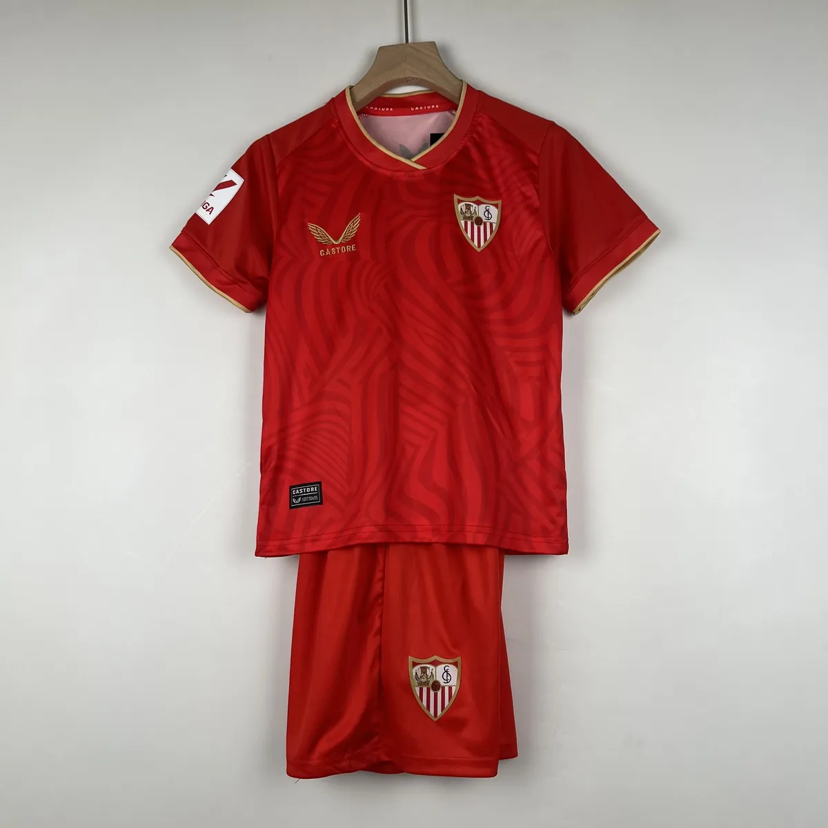 23-24 kids Sevilla away size 16-28 football t-shirt 10