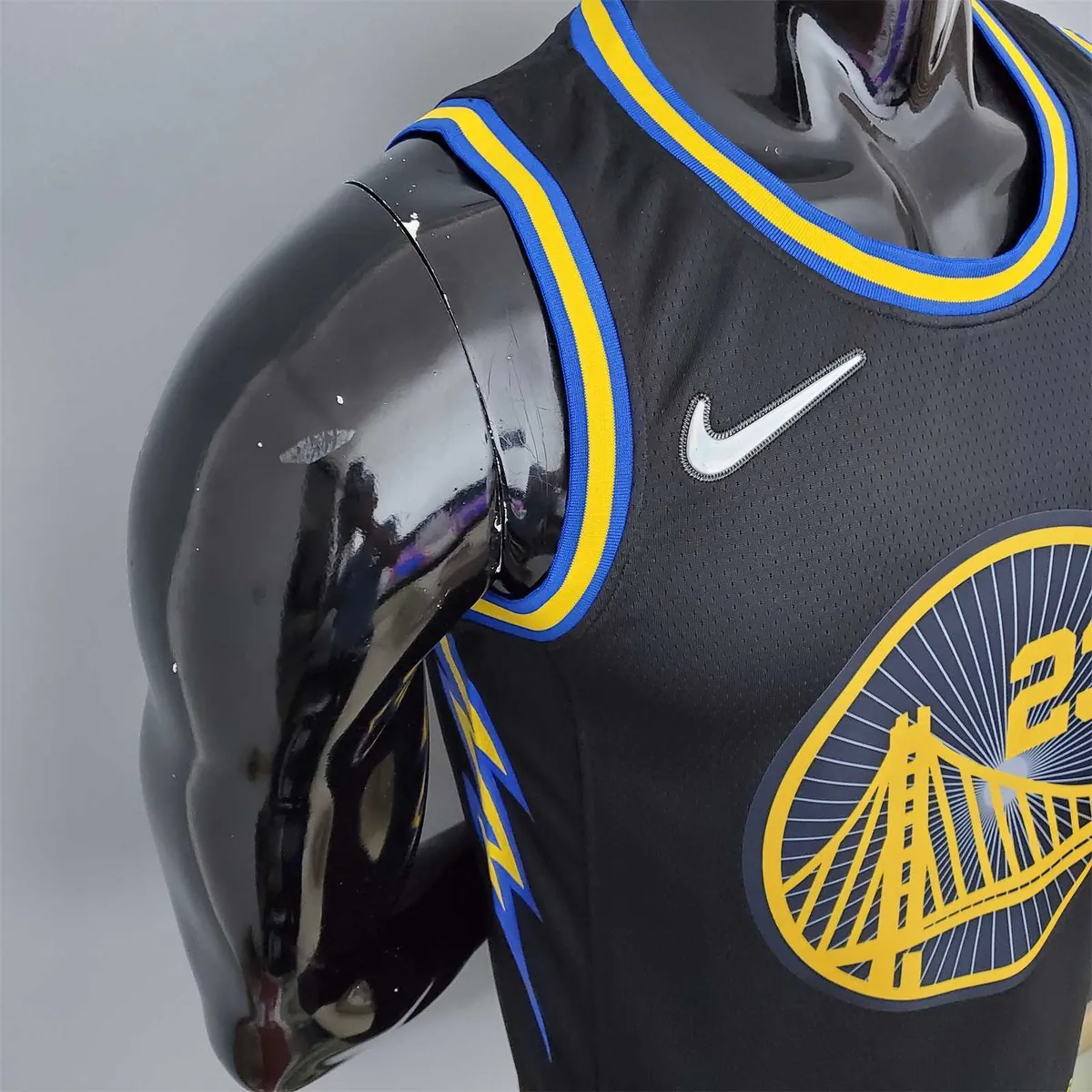 2022 75th Anniversary green#23 Warriors City Edition Black 7