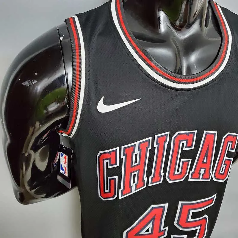 JDRDAN#45 Chicago Bulls Black 3