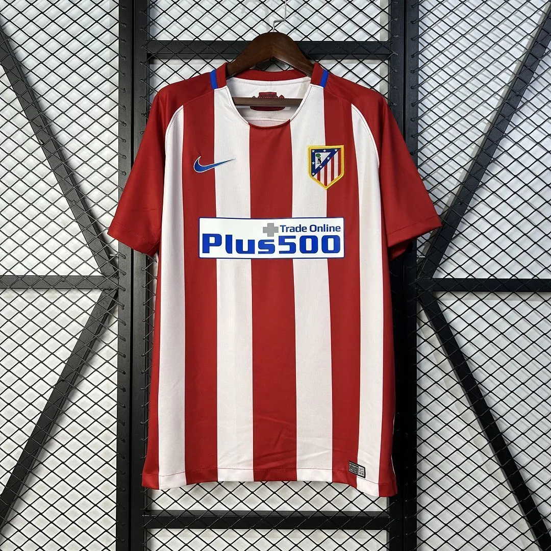 16-17 Atletico Madrid Home Retro Kit Vintage Shirt Soccer AAAAJersey Yupoo 8