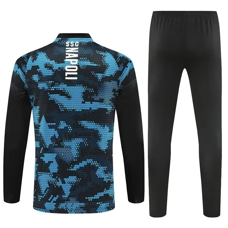24-25 Napoli Long Sleeve Training Suit Football Shirts 2