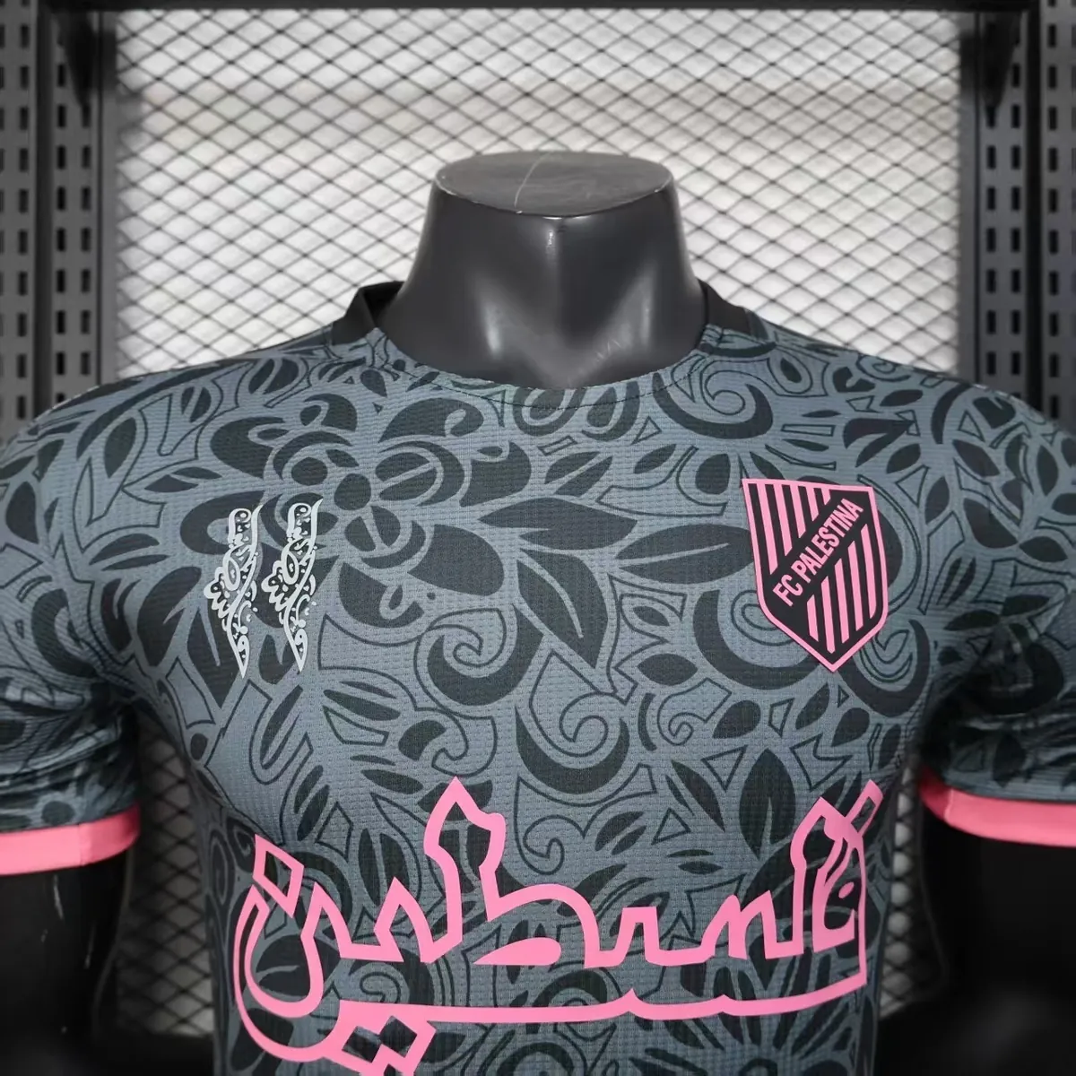 2025 Palestine Black Special Edition Kit Player Version Shirt AAAAJersey Dropship Yupoo 3