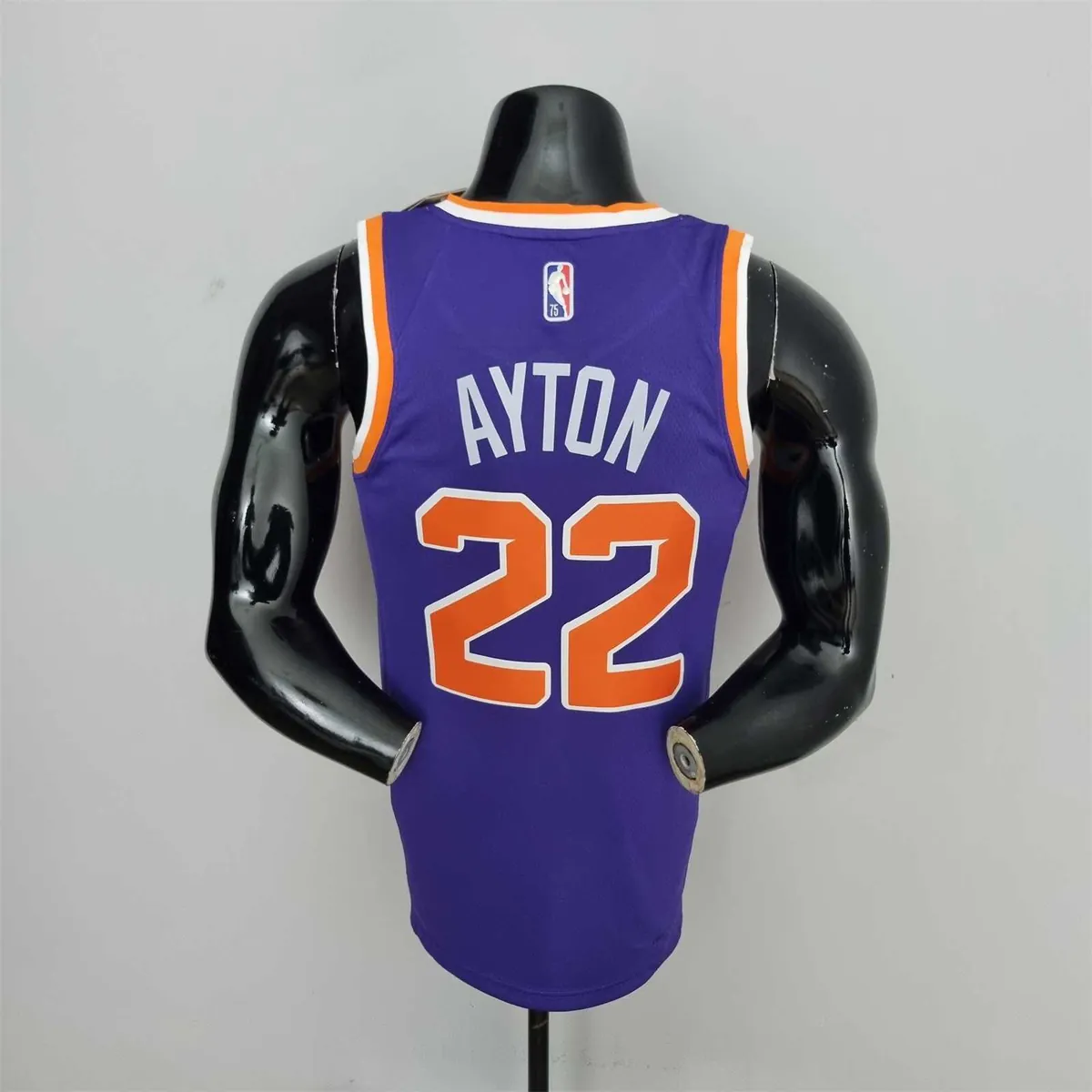 75th Anniversary Ayton #22 Phoenix Suns Purple NBA Jersey 6