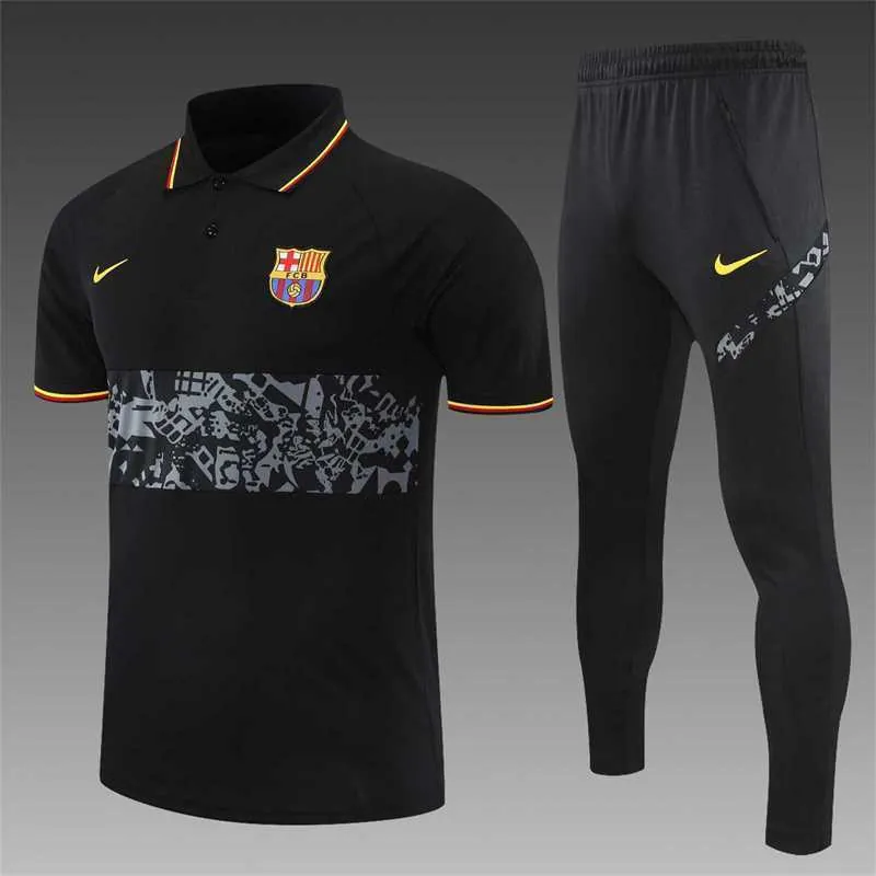 Barcelona Polo black yellow-logo 21
