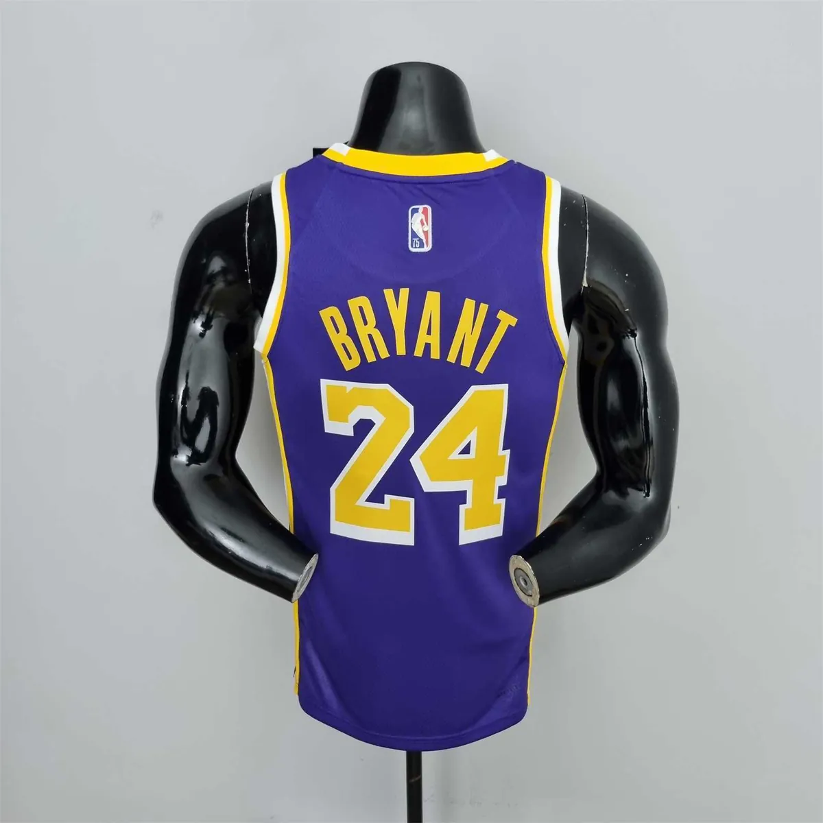 75th Anniversary BRYANT#24 Los Angeles Lakers Jordan Purple NBA Jersey 6