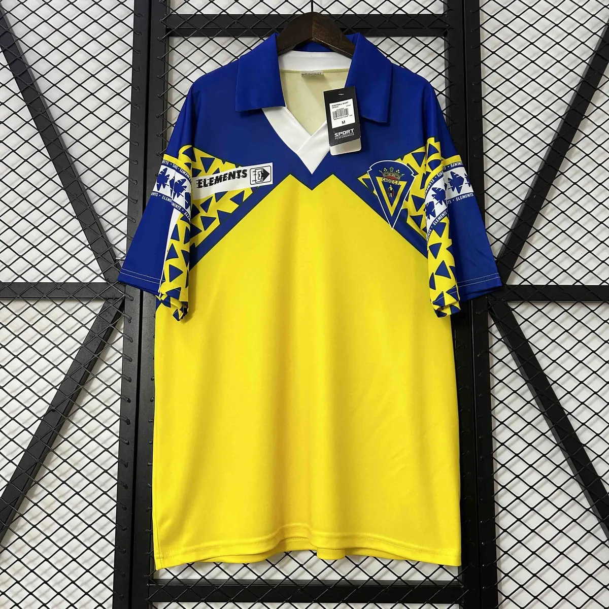 91-92 Cadiz Home Retro Kit Vintage Shirt AAAAJersey Supplier Yupoo 6