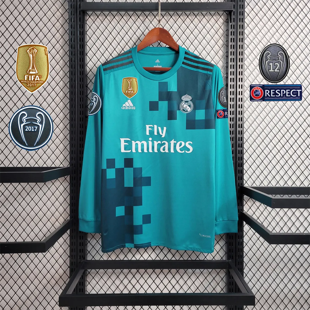 17-18 Real Madrid third away Long sleeve 9