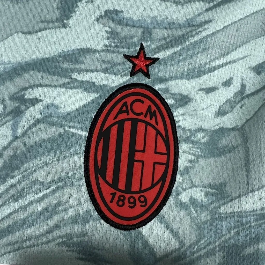 25-26 AC Milan Grenn Goalkeeper Kit Football T-Shirt AAAAJersey Supply Yupoo 1