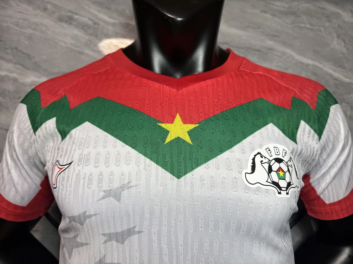 2025 Burkina Faso Away Kit Player Version Soccer T-Shirt AAAAJersey Supply Yupoo 2