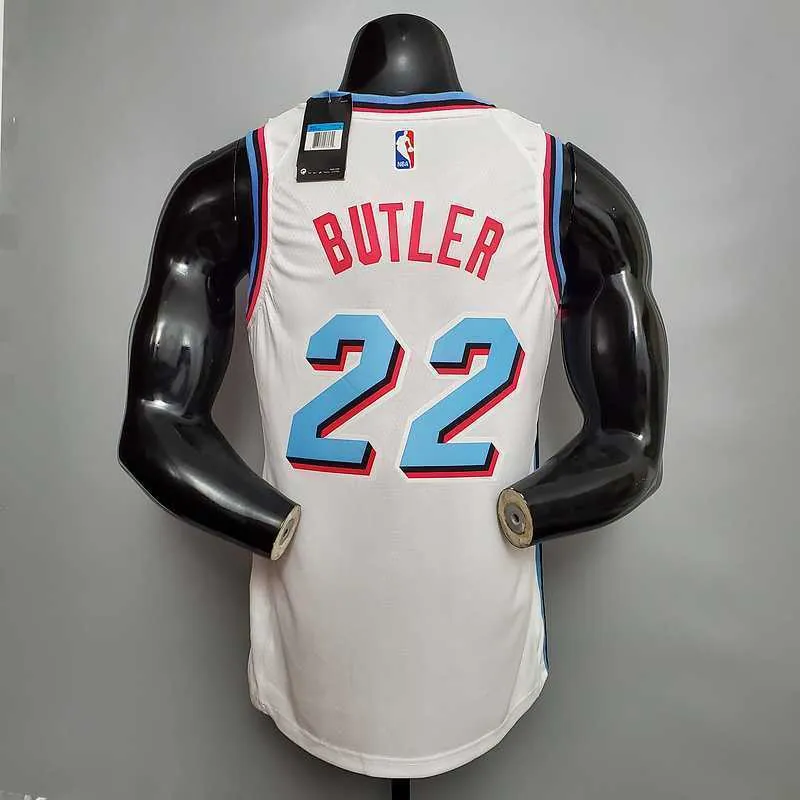 BUTLER #22 Miami Heat white 3