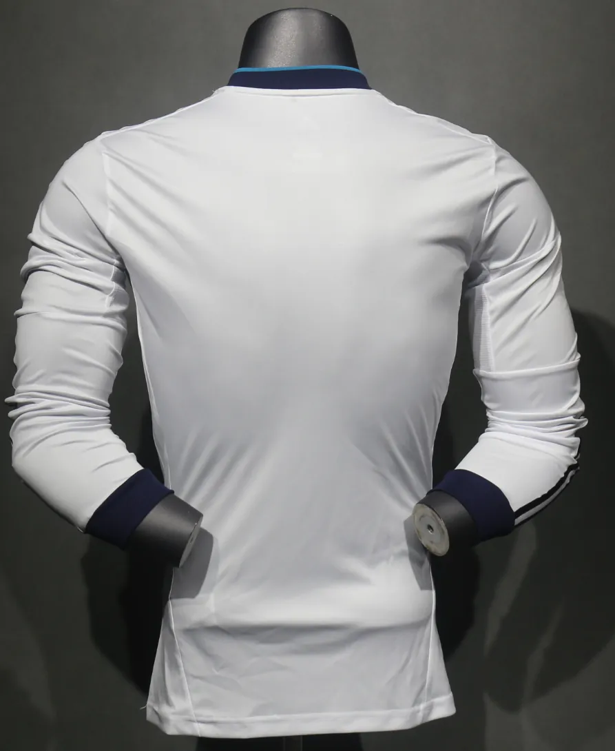 12-13 Real Madrid Home Retro Kit Vintage Player Version Long Sleeve Shirt AAAAJersey Dropship Y 4