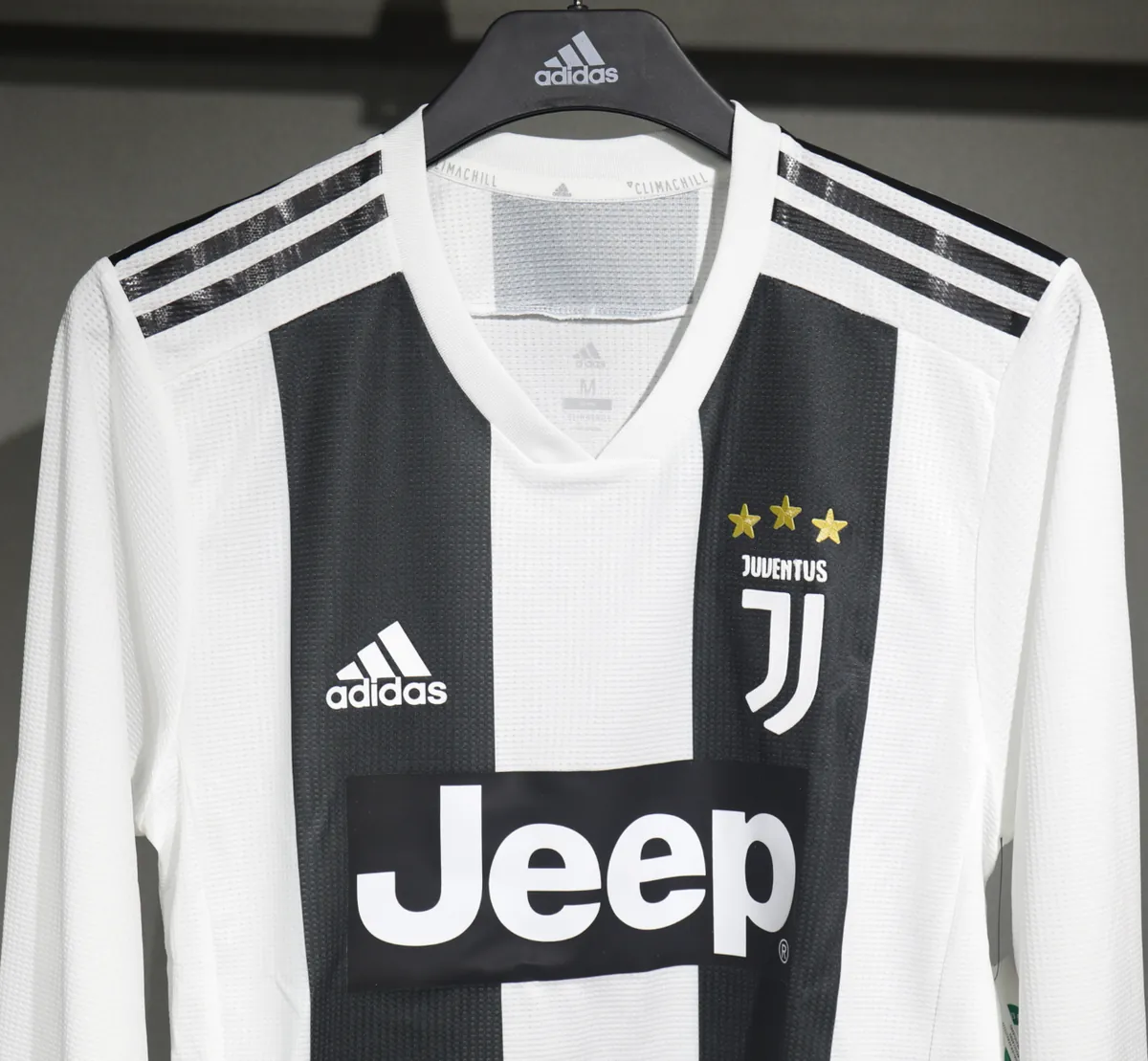 18-19 Juventus Home Retro Kit Vintage Player Version Long Sleeve Shirt AAAAJersey Dropship Yupoo 1