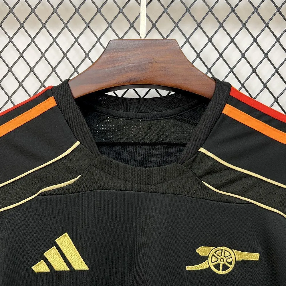 25-26 Arsenal Training Kit Black Soccer T-Shirt AAAAJersey Supply Yupoo 4