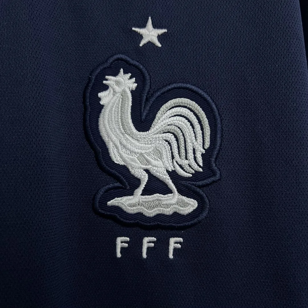 2014 France Home Retro Long Sleeve Kit Vintage Shirt AAAAJersey Wholesale Yupoo 6