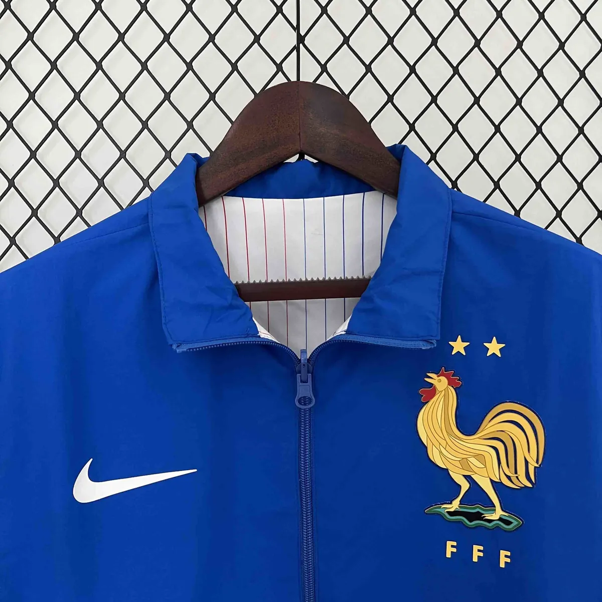 2024 France Trench Coat Reversible Blue&White Double-Sides Jacket AAAAJersey Wholesale Yupoo 5
