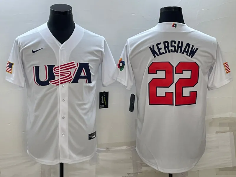 USA 2023 World Cup Baseball Jerseys 54
