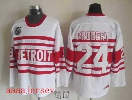 Detroit Red Wings retro ice hockey jersey M-3XL 底特律红翼队复古冰球服 5