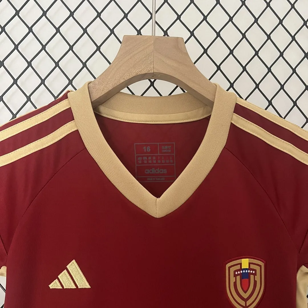 2024 Venezuela Home Kid Kits Children Sets Jersey Supplier Yupoo 6