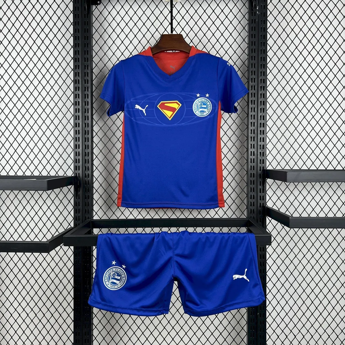 25-26 Bahia Superman Collaboration Kid Kits Youth Apparels AAAAJersey Wholesale Yupoo 5
