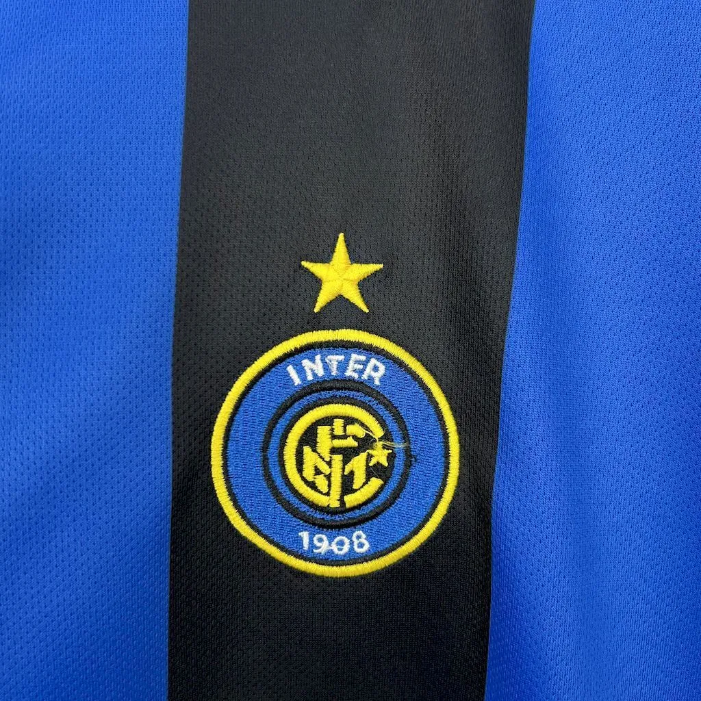 04-05 Inter Milan Home Retro Kit Long Sleeve Vintage Shirt AAAAJersey Supplier Yupoo 1