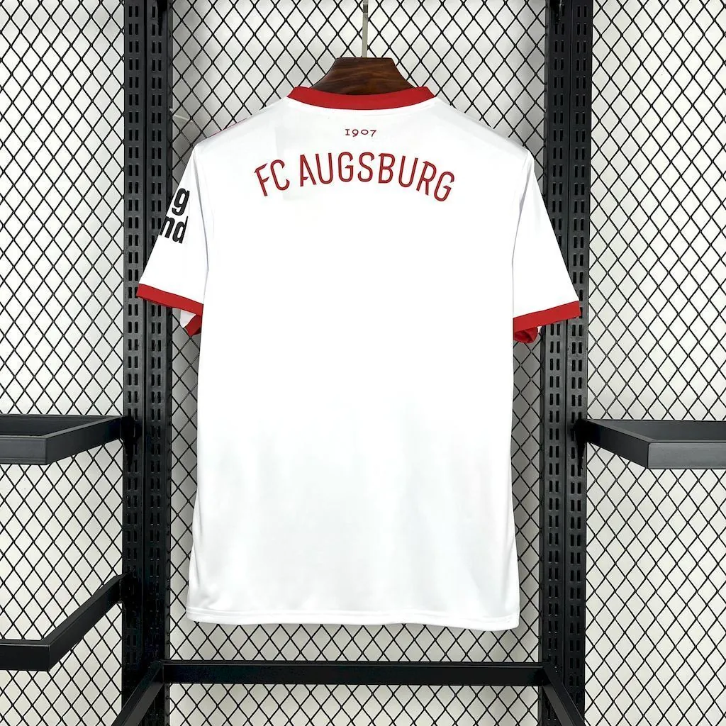 25-26 Augsburg Home Shirt Football Uniforms AAAAJersey Supply Yupoo 2