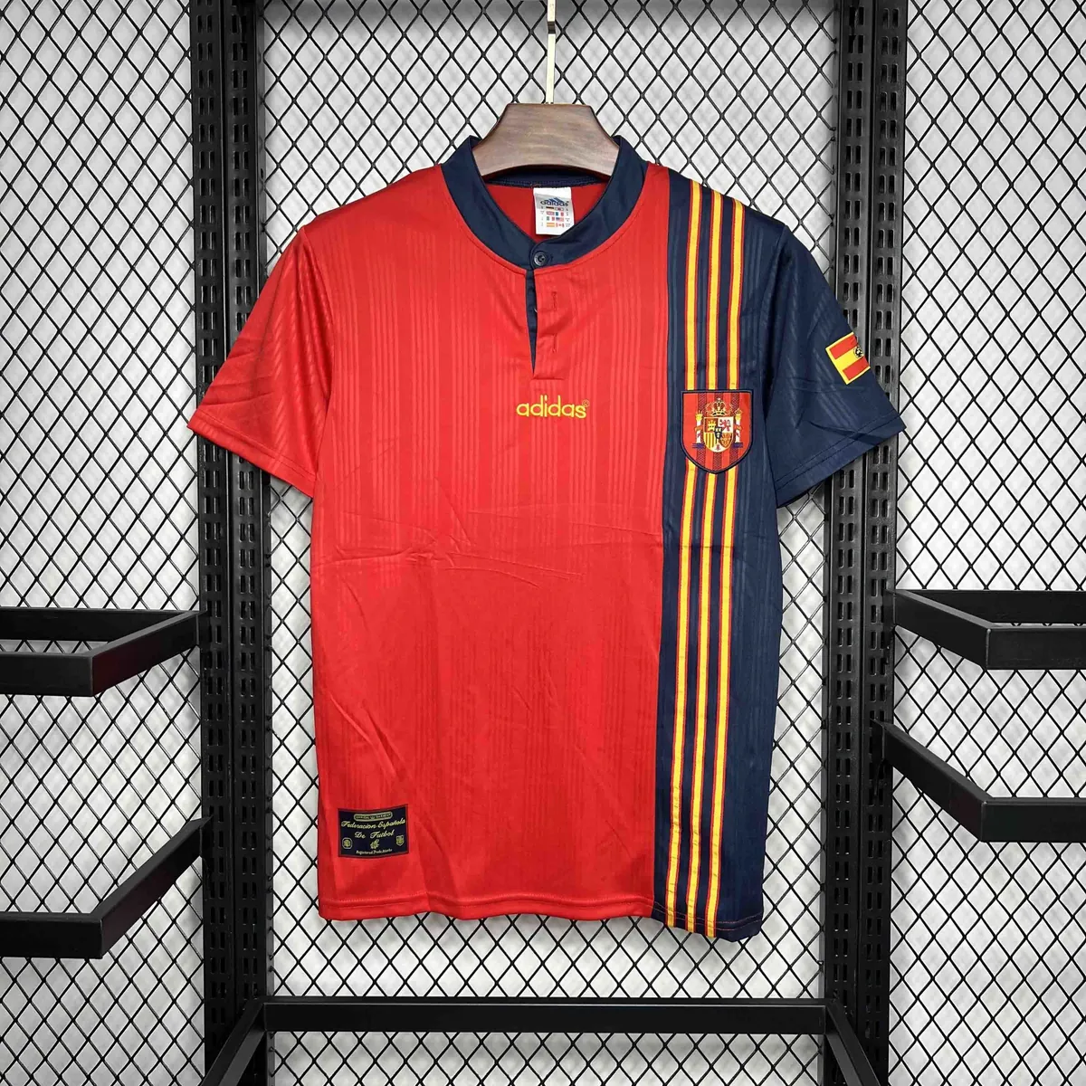 1996 Spain Home Retro Kit Vintage Shirt Sport AAAAJersey Yupoo 8
