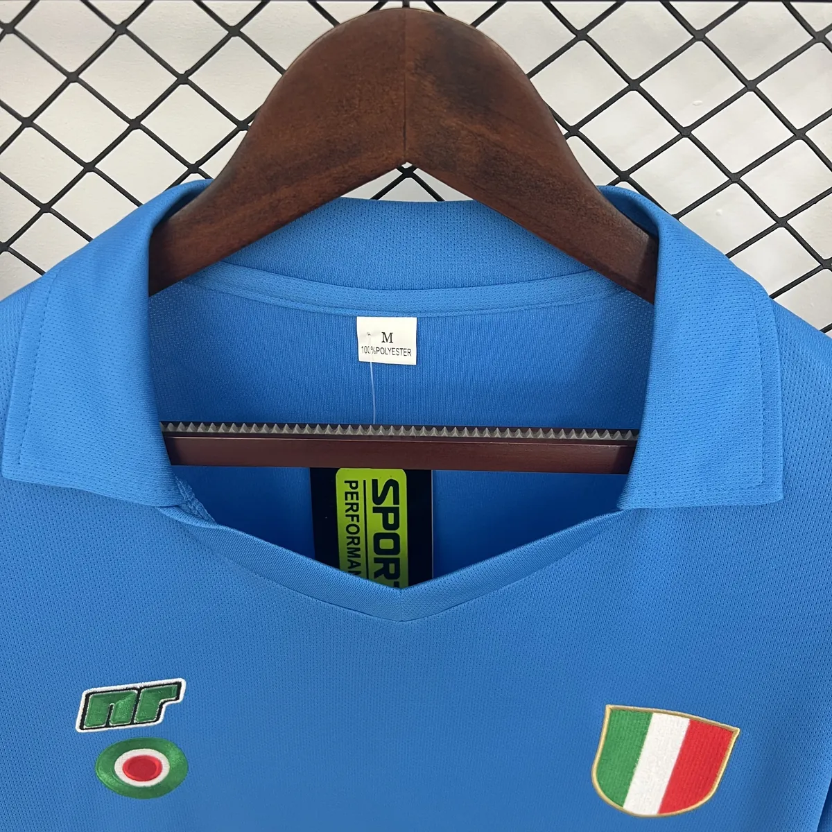 87-88 Napoli Home Retro Kit Vintage Long Sleeve Shirt AAAAJersey Dropship Yupoo 7