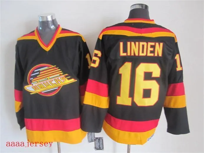 Vancouver Canucks retro ice hockey jersey M-3XL 温哥华加人队复古冰球服 2