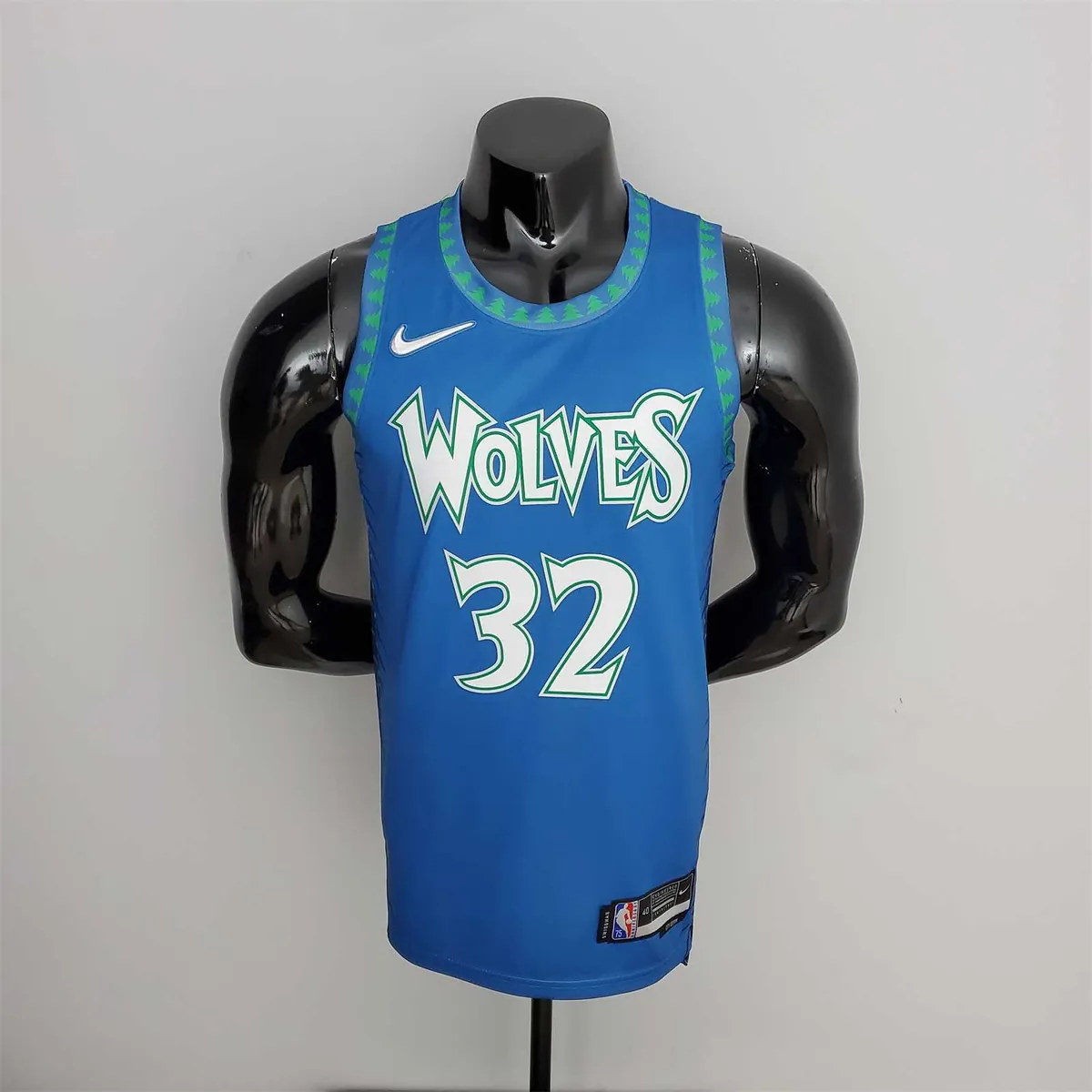75th Anniversary 2202 Season TOWNS#32 Minnesota Timberwolves City Edition Blue NBA Jersey 9