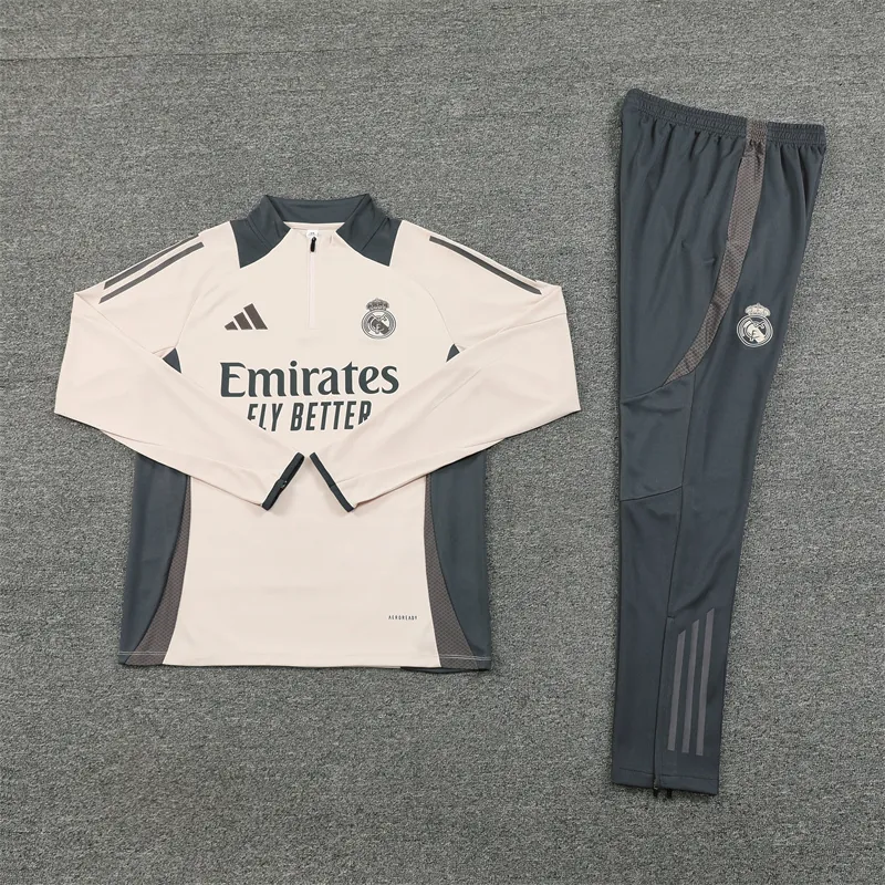 24-25 Real Madrid Long Sleeve Training Suit Football Shirts 1