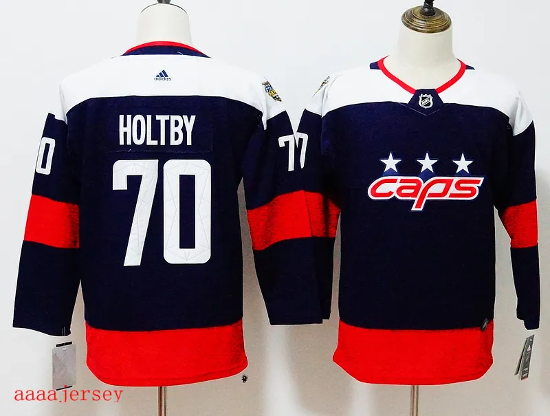 Washington Capitals kids ice hockey jersey SM-LXL 华盛顿首都队童装冰球服 4