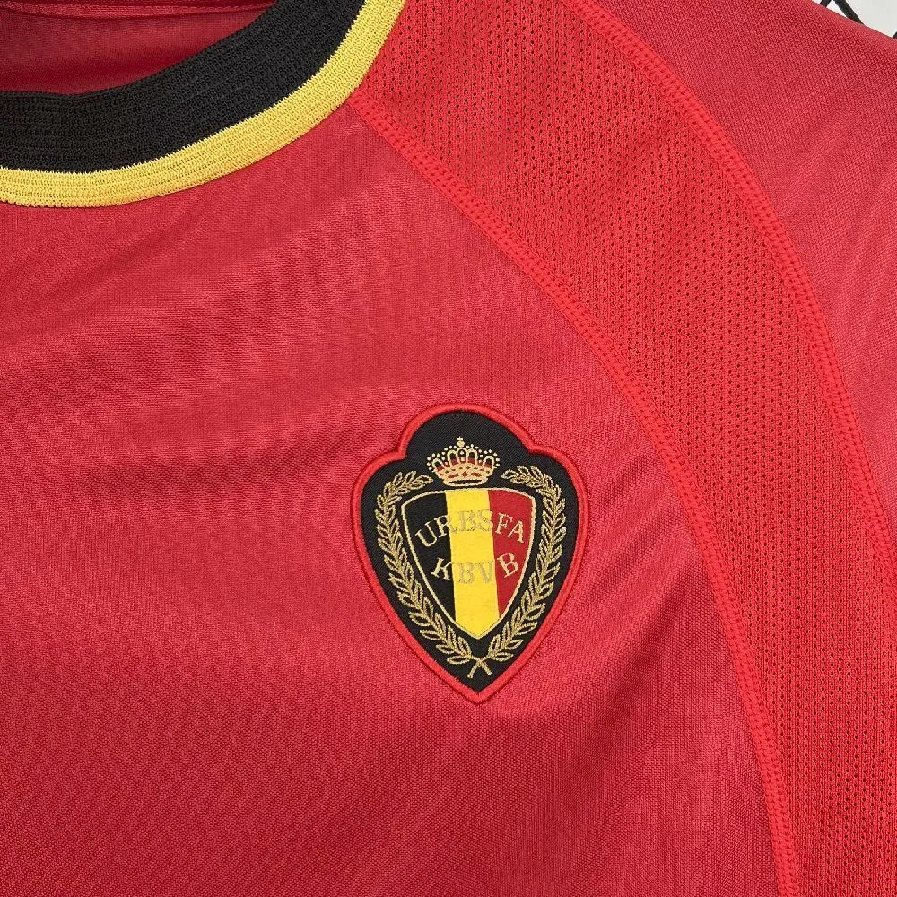 2000 Belgium Home Retro Kit Vintage Shirt Sino AAAAJersey Supply Yupoo 4