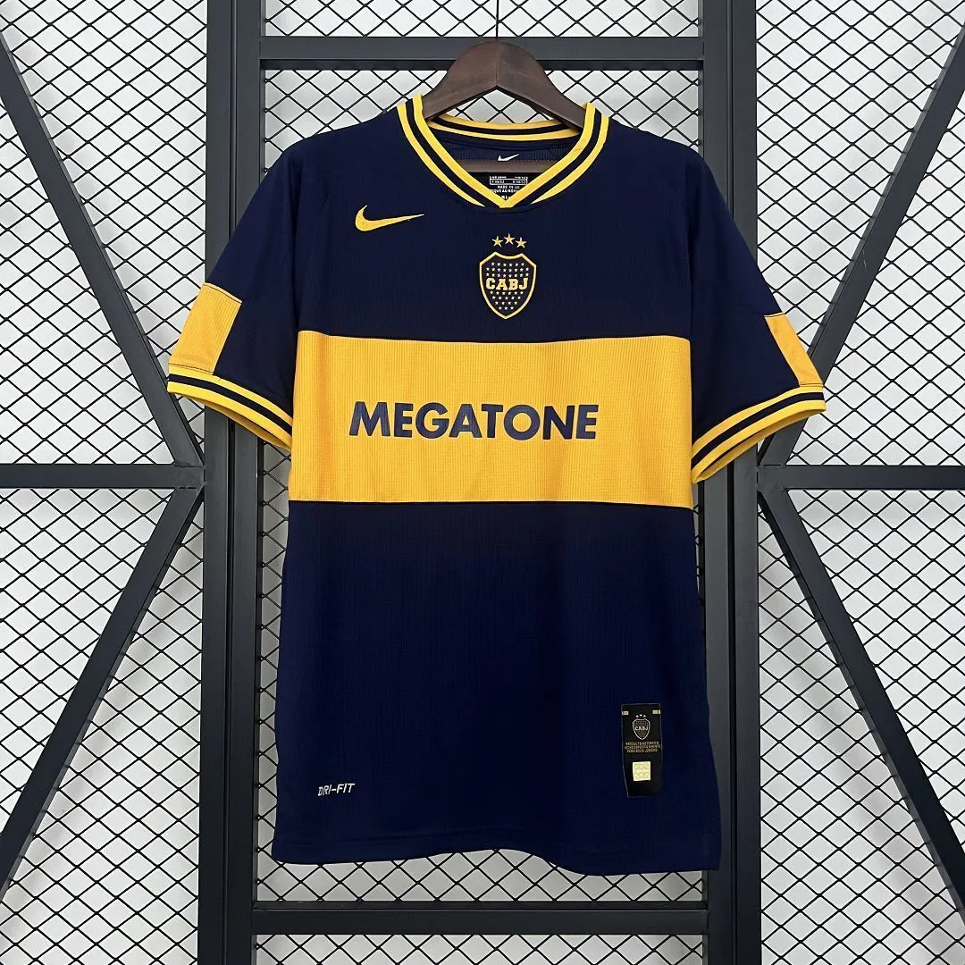06-07 Boca Juniors Home Retro Kit Vintage Shirt AAAAJersey Dropship Yupoo 9