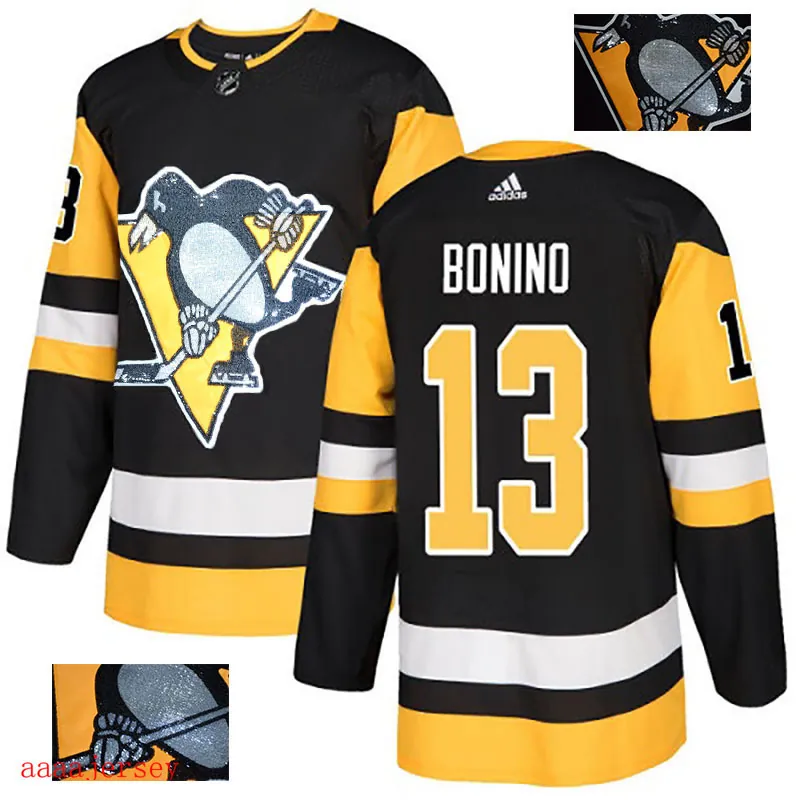 2018 Pittsburgh Penguins ice hockey jersey M-3XL 匹兹堡企鹅队时尚亮片款冰球服 20